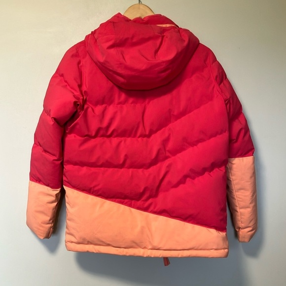 Marmot Kids Vibrant Red and Peach Coral Puffer Jacket - Picture 9 of 9